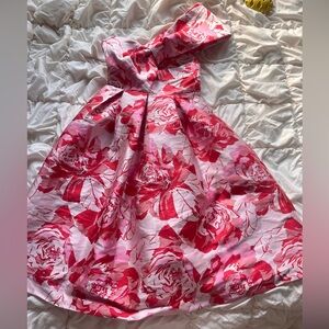 Floral Pink & red Dress